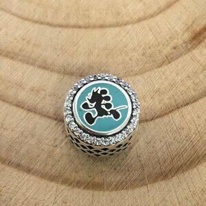Pandora Release Princess run Disney 2022 Minnie Mouse Charm, S925 Silver Jewelry